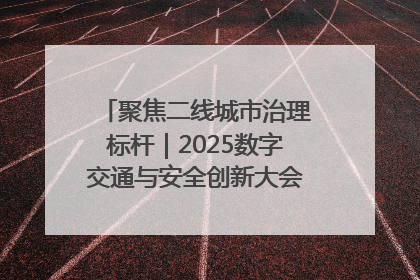 聚焦二线城市治理标杆｜2025数字交通与安全创新大会在保定隆重开幕