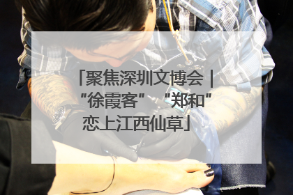 聚焦深圳文博会｜“徐霞客”“郑和”恋上江西仙草