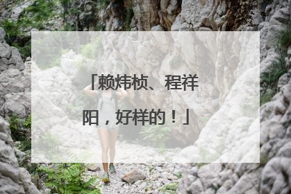 赖炜桢、程祥阳，好样的！