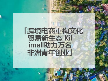 跨境电商重构文化贸易新生态 Kilimall助力万名非洲青年创业