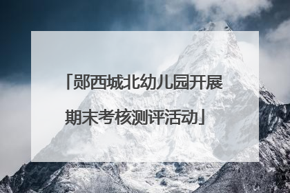 郧西城北幼儿园开展期末考核测评活动