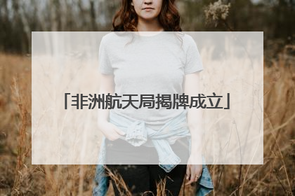 非洲航天局揭牌成立