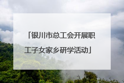 银川市总工会开展职工子女家乡研学活动