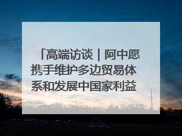 高端访谈｜阿中愿携手维护多边贸易体系和发展中国家利益——访阿拉伯议会议长亚马希