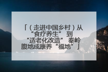 （走进中国乡村）从 “食疗养生” 到 “适老化改造” 秦岭腹地成康养“福地”