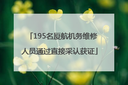 195名厦航机务维修人员通过直接采认获证
