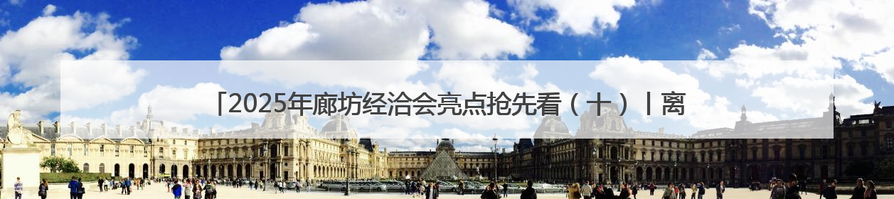2025年廊坊经洽会亮点抢先看（十）丨离境退税“即买即退”便利国际友人“买买买”